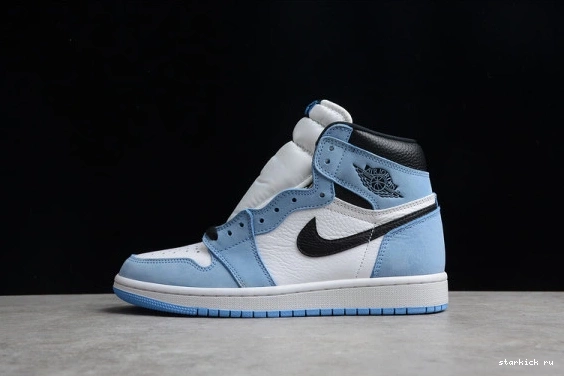 Blue White AIR High 555088-134 555088-134 1 Black Jordan Retro University 0319